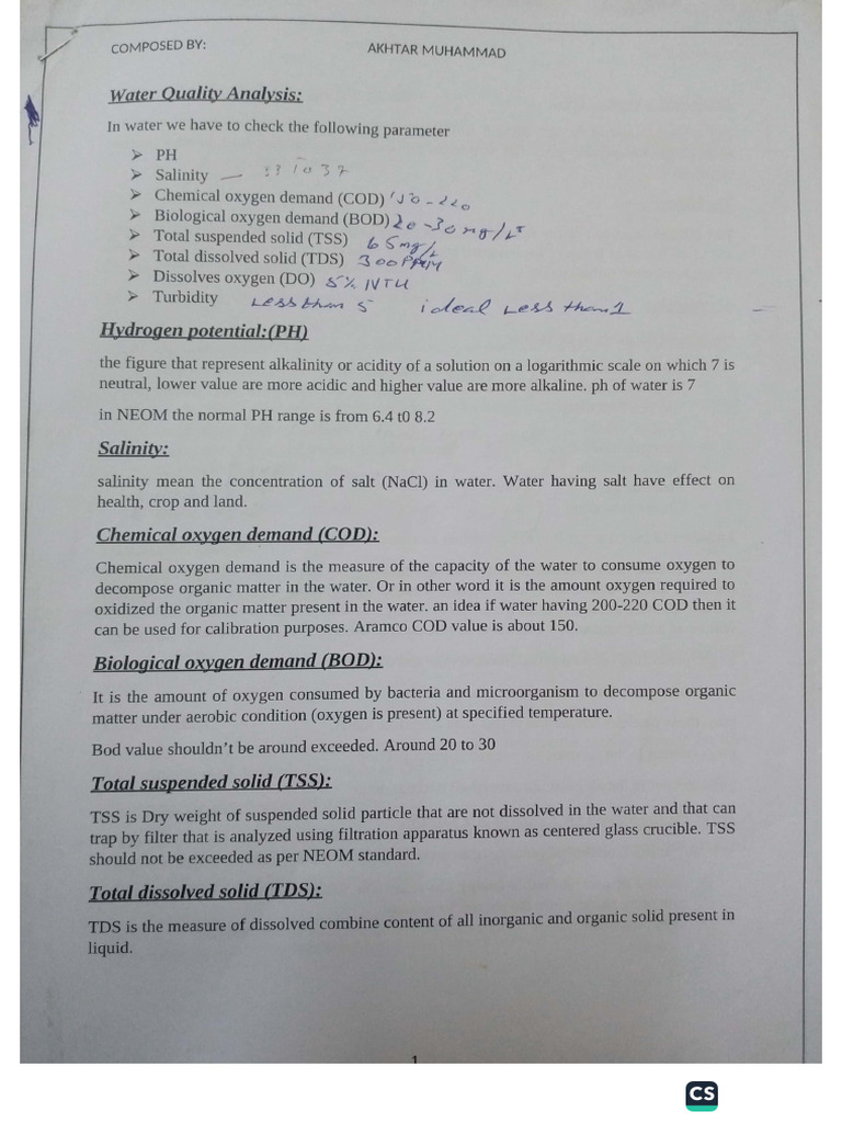 Environmental Notes by Mukhtar Ahmed | PDF