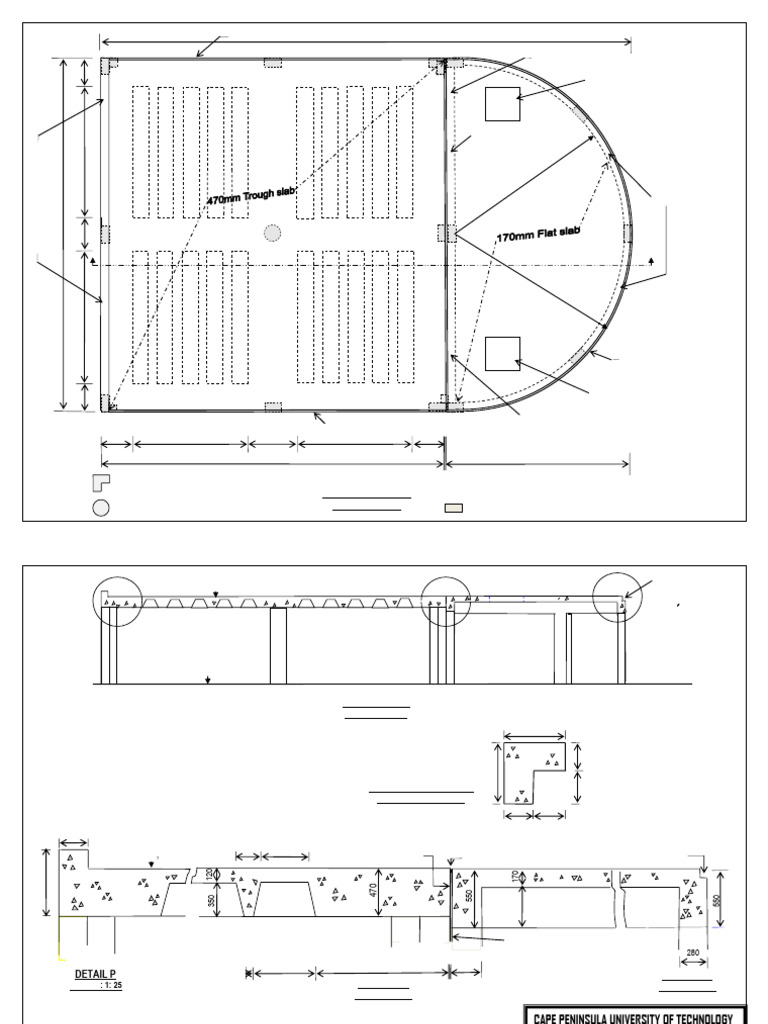 Dwg QS4 1425 01 Trough Flat Slab | PDF | Structural Engineering | Civil ...