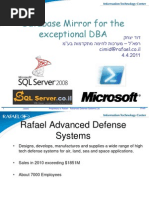 SQL Server Database Mirroring