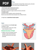 Frog Heart Anatomy and Function | PDF | Heart | Atrium (Heart)