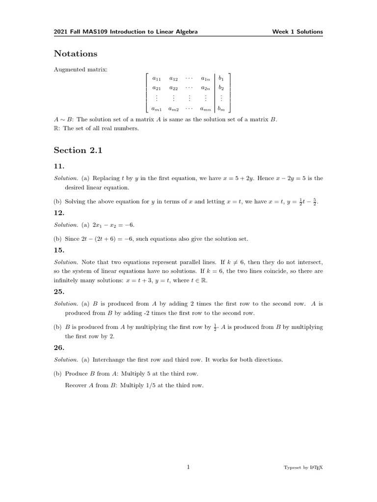 SP_Ch2 | PDF | Equations | Matrix (Mathematics)