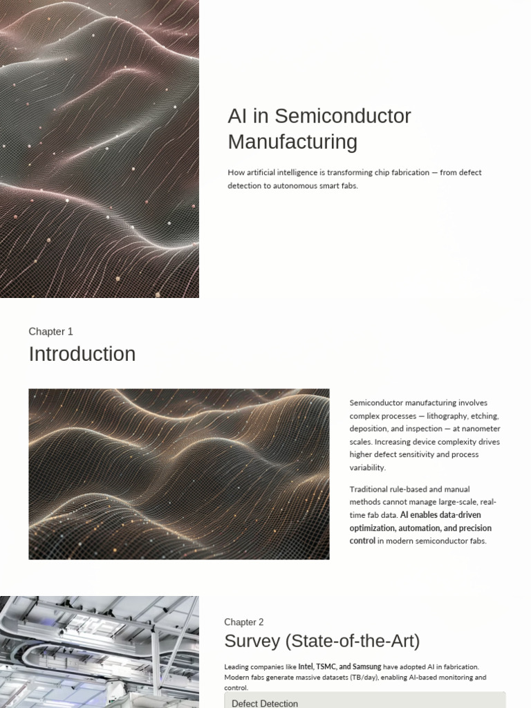 AI in Semiconductor Manufacturing | PDF | Semiconductor Device ...