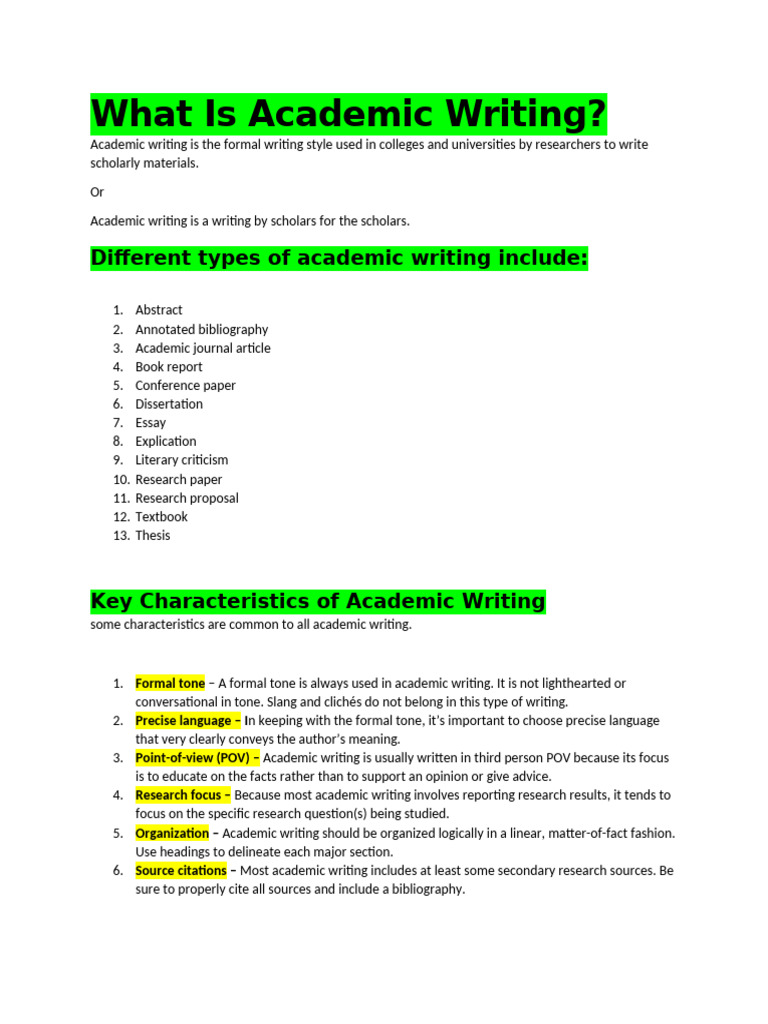 Academic Writing | PDF | Jargon | Writing
