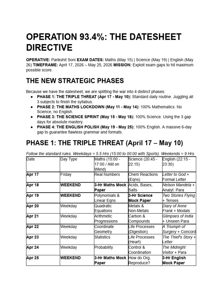 Operation 93.4%_ the Datesheet Directive | PDF | Trigonometry | Mathematics