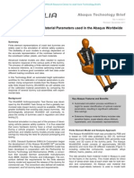 Isight Optimization of Material Parameters Used in The Abaqus Worldwide Side Impact Dummy 2012