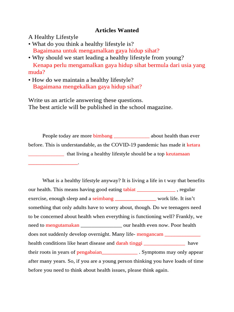 Article Practice | PDF