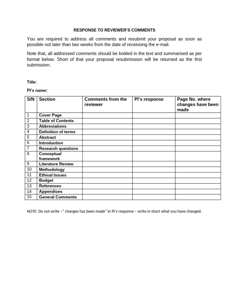Matrix Response Sample | PDF
