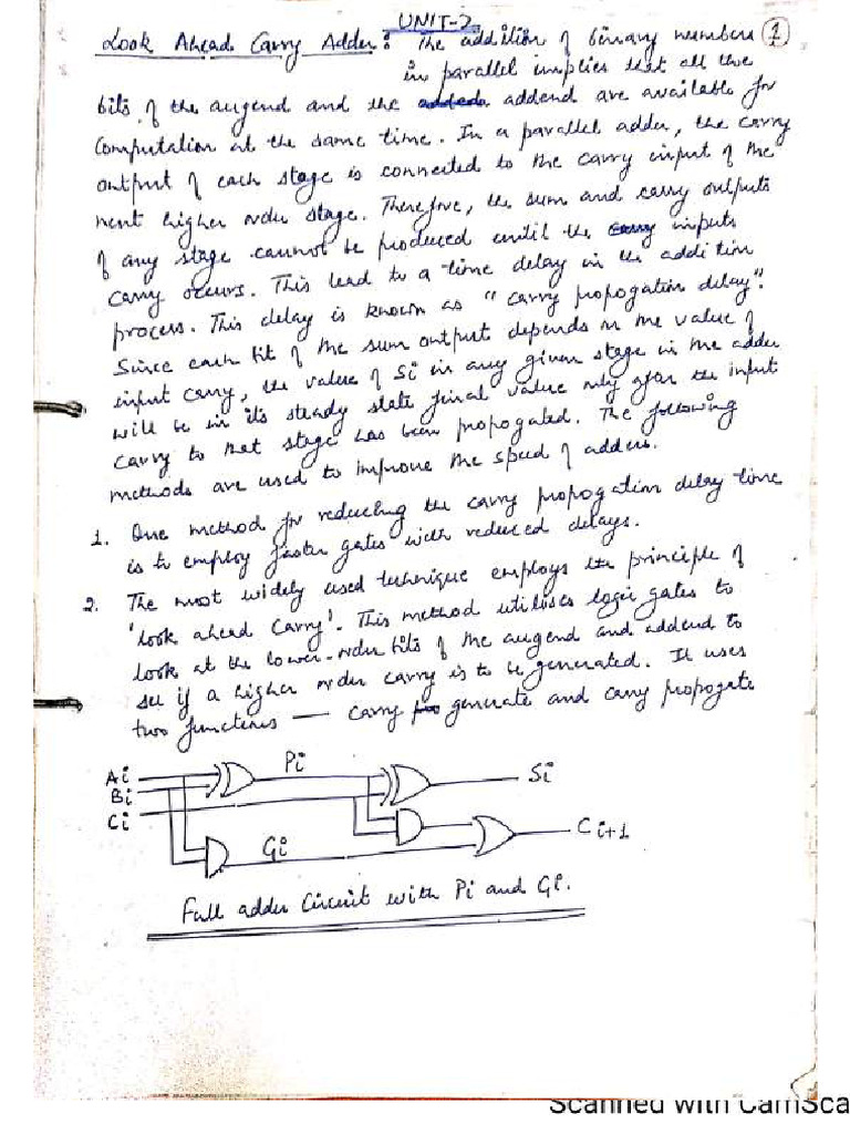 Coa Unit 2 Notes | PDF