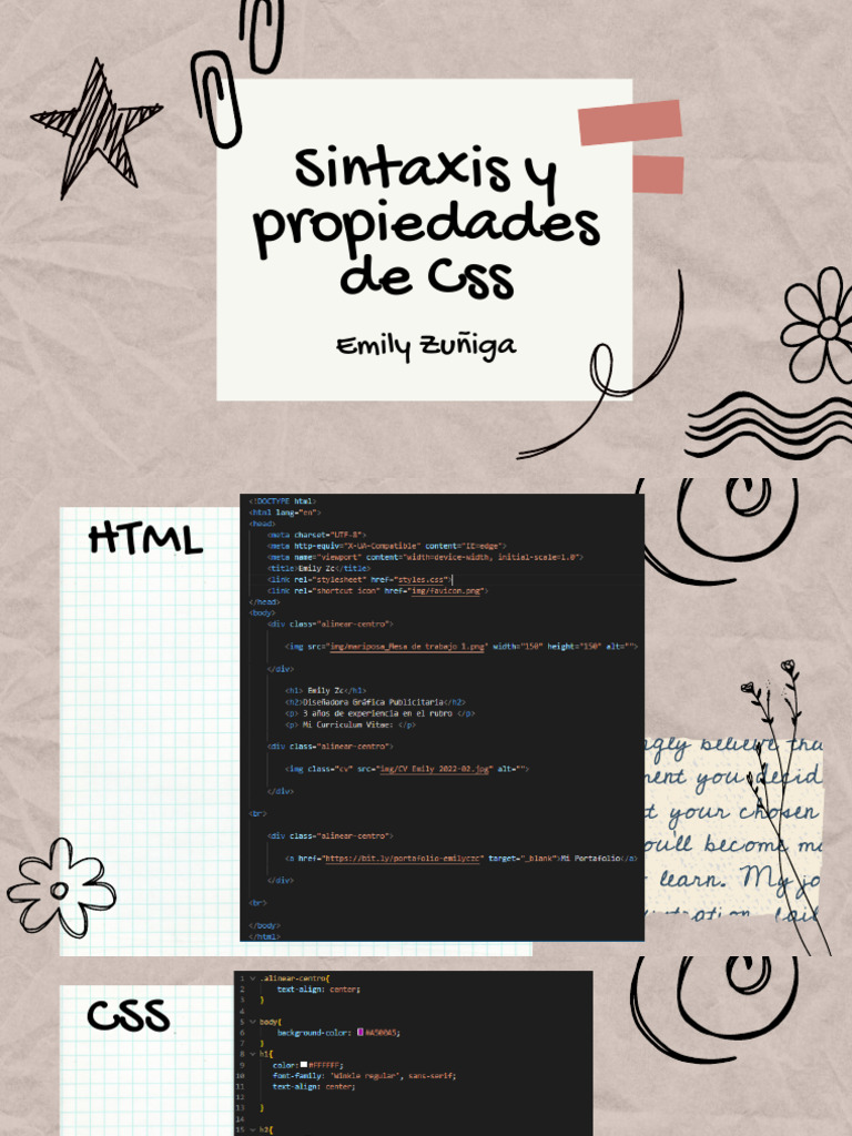 Sintaxis y Propiedades de Css | PDF