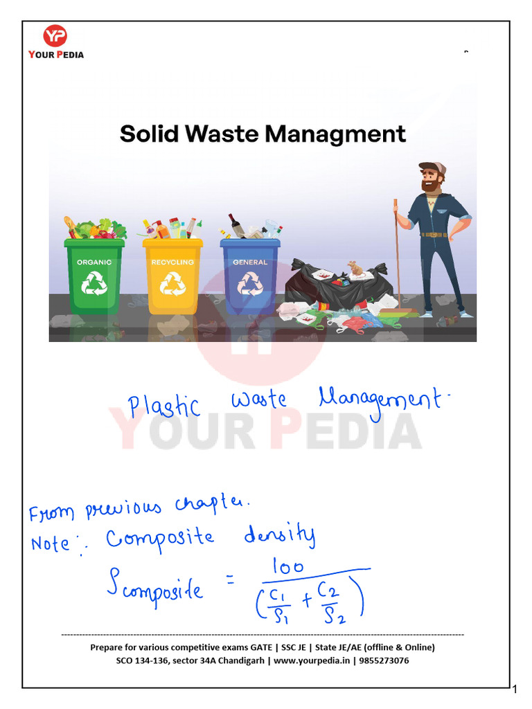 Solid Waste Management | PDF | Recycling | Plastic