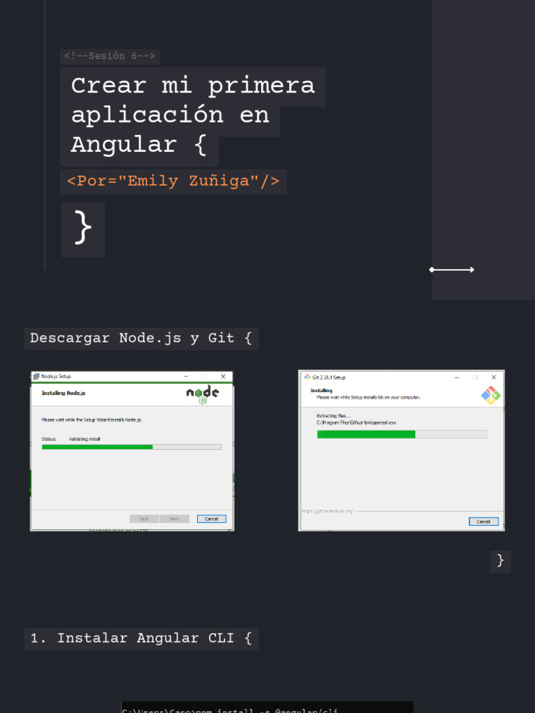 Crear Mi Primera Aplicación en Angular - Sesion 6 | PDF