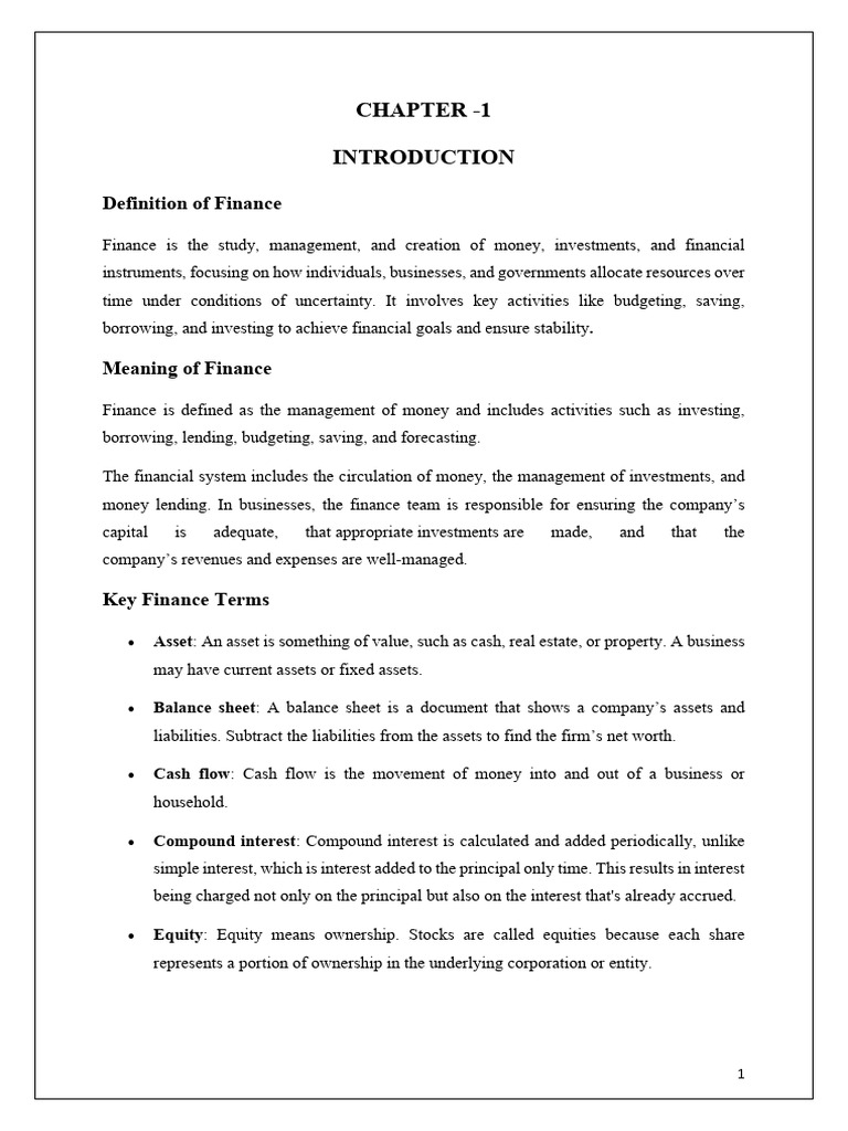 Varshini Report Final | PDF | Accounts Payable | Loans