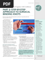 Hand and Instrument Tie Techniques | PDF | Surgical Suture | Knot