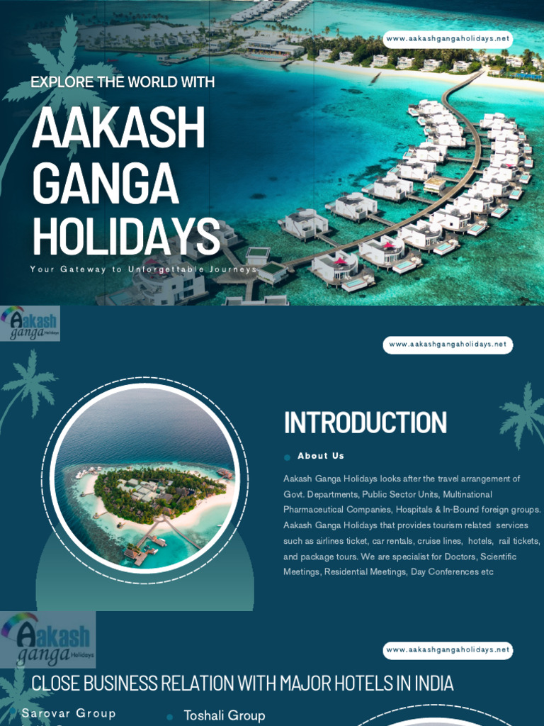 Aakash Ganga Holidays Company Profile (1) (2) (2) (1)-2 | PDF
