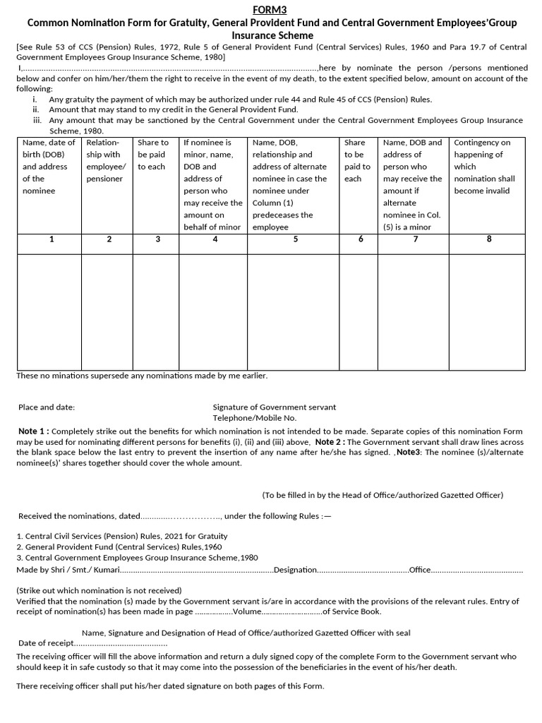 Form3 Updated & Latest Print | PDF