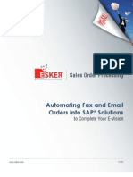 SalesOrder Creation Email Fax