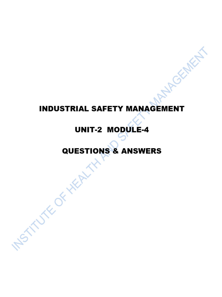 Unit 2 Module 4 Complete Solution | PDF | Personal Protective Equipment ...