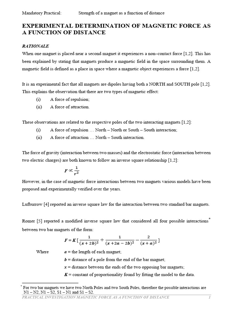 Rationale Example 4 18 03 2021 | PDF | Force | Magnetic Field