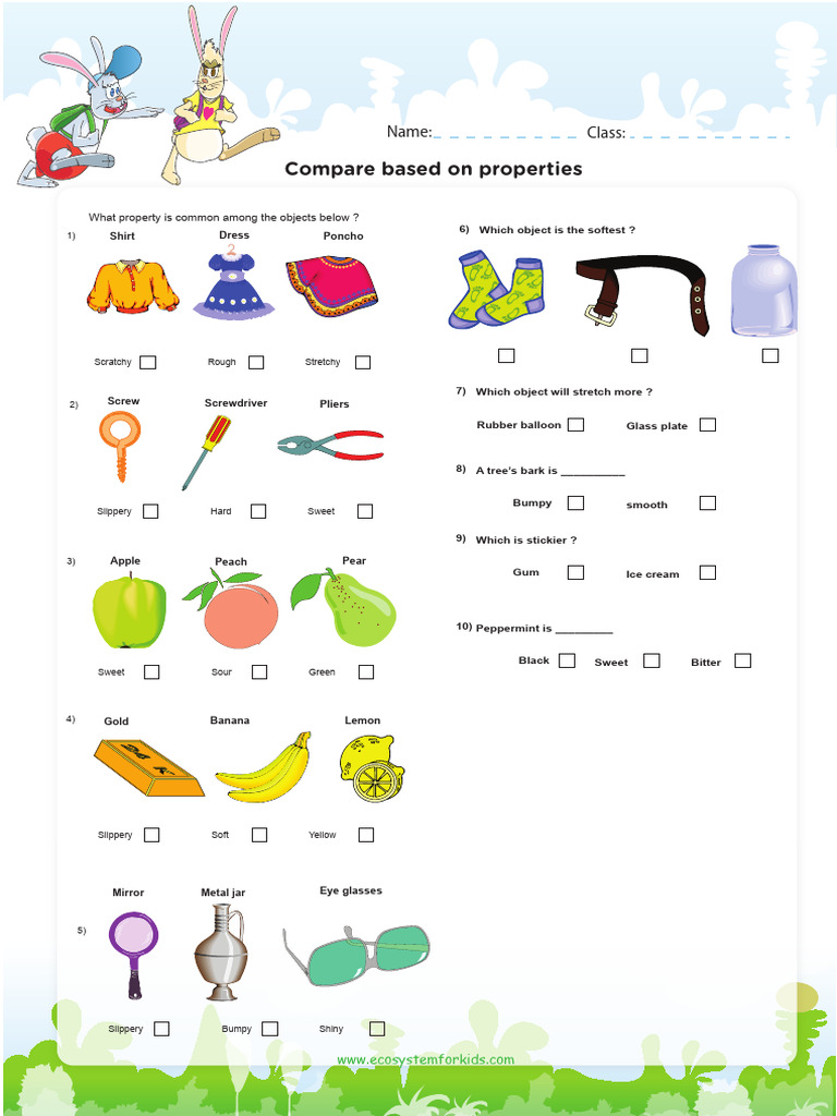 Compare Materials Based on Their Properties 1 | PDF