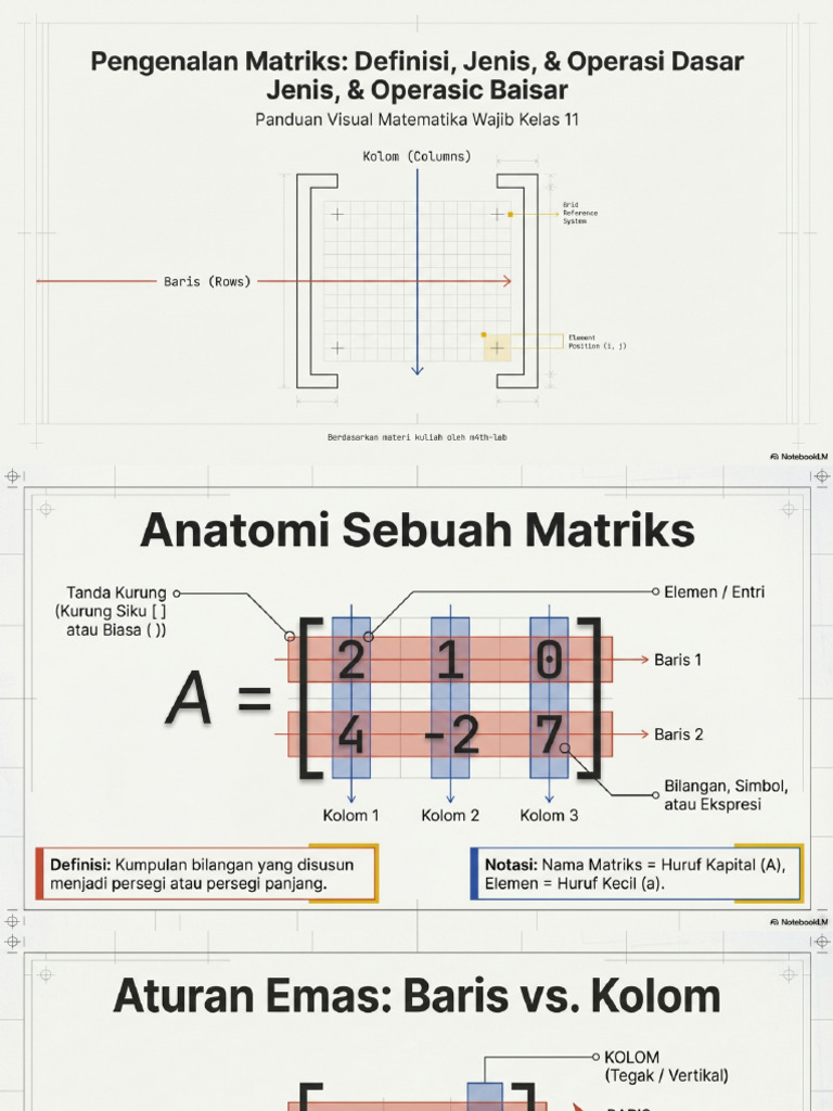 Matriks Panduan Visual Matematika | PDF