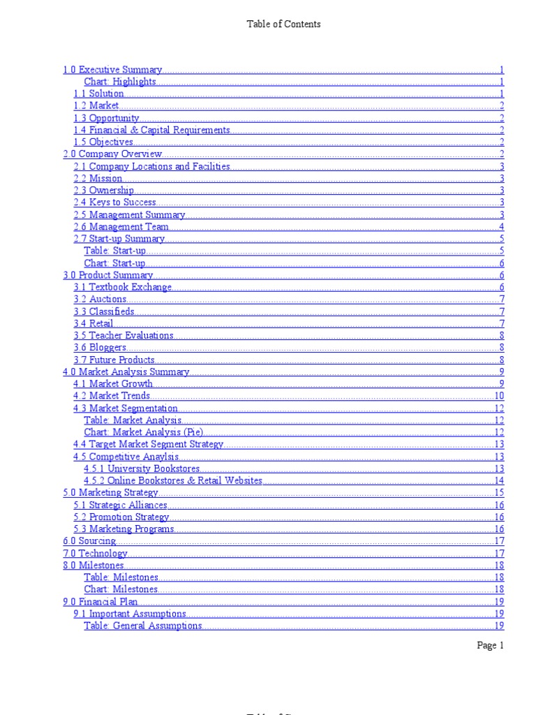 Online College Bookstore Business Plan PDF Textbook Online Shopping