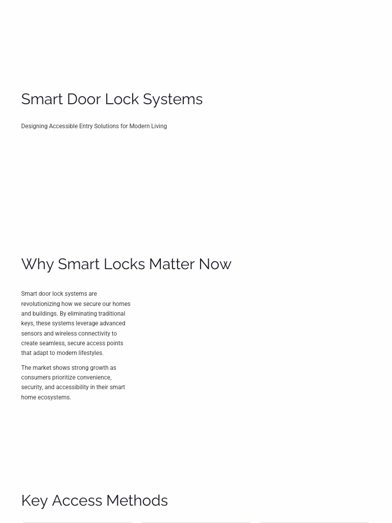 Smart Door Lock Systems | PDF | Arduino | Wi Fi