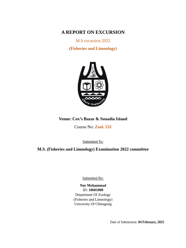 MS Excursion Report | PDF
