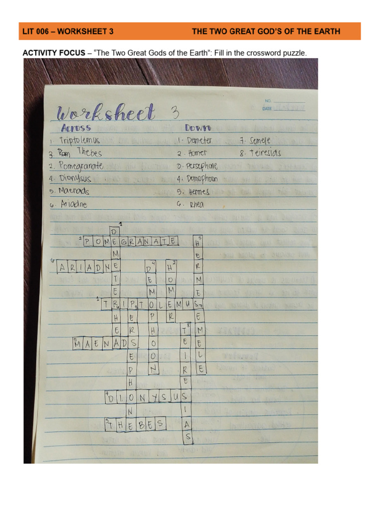 Worksheet 3 | PDF