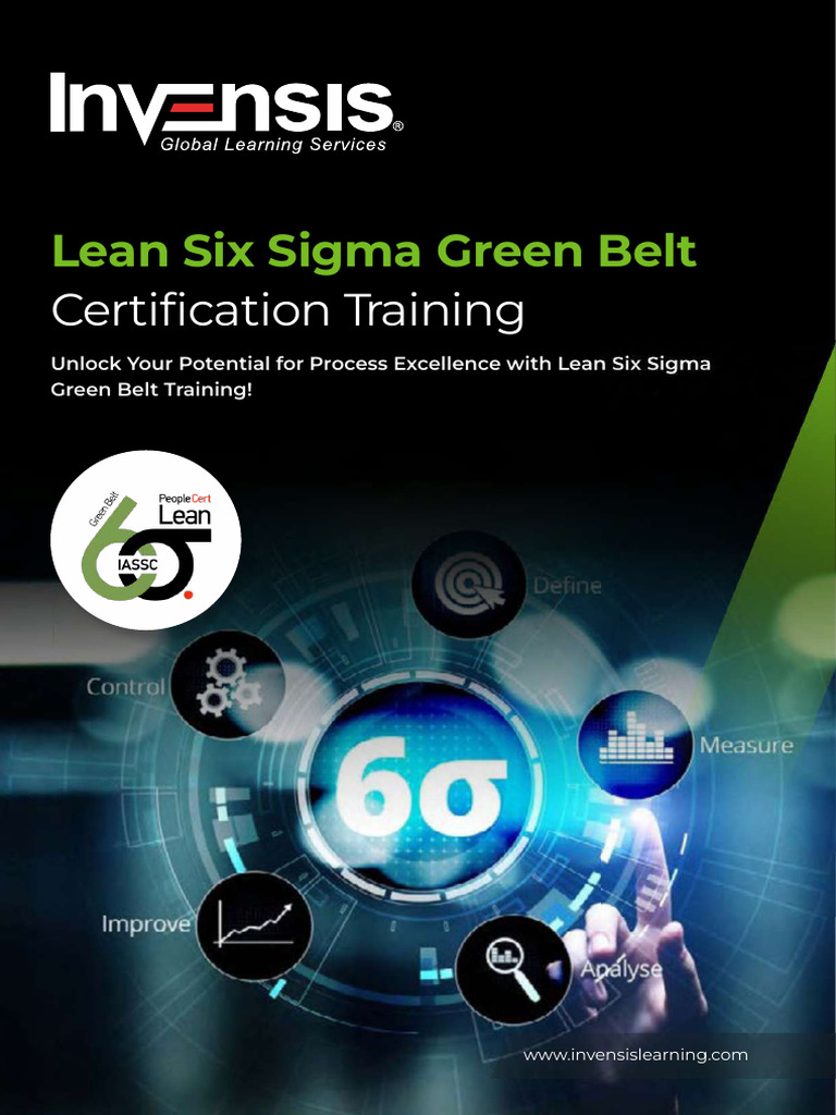 lean-six-sigma-green-belt-course-brochure | PDF | Six Sigma | Statistics