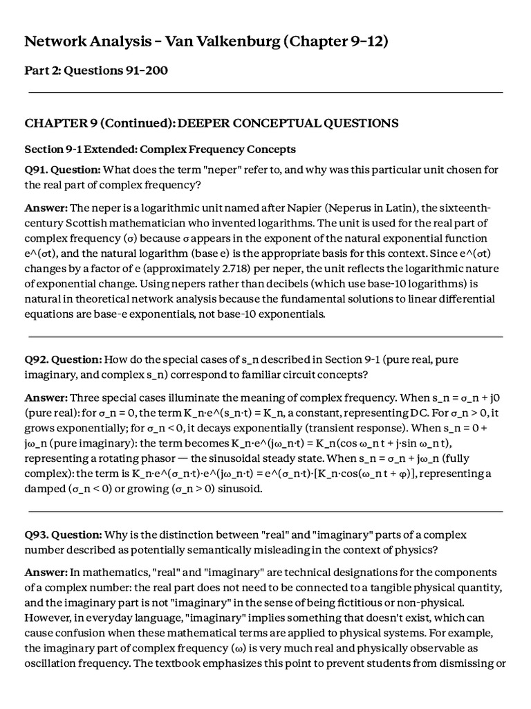 qa_part2.md | PDF | Electrical Impedance | Inductor