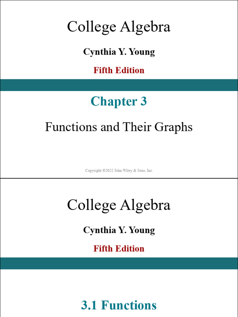 Young_CA5e_LecturePPT_CH3_1 | PDF | Function (Mathematics) | Discrete ...