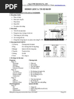 Download Huong Dan Su Dung May Toan Dac Leica TS020609 Ver 20 by Son Ninh SN103137822 doc pdf