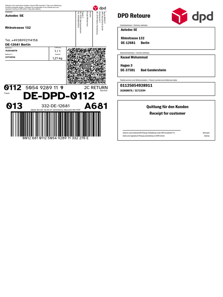 De DPD 0112 | PDF