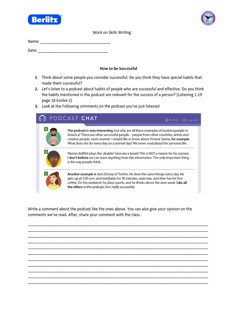Writing Workshop - Level A1 & A2 2 | PDF