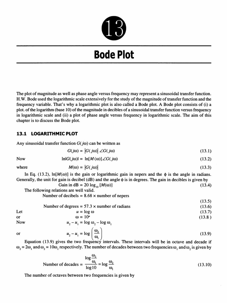 10. Bode Plot | PDF | Electronic Engineering | Classical Mechanics