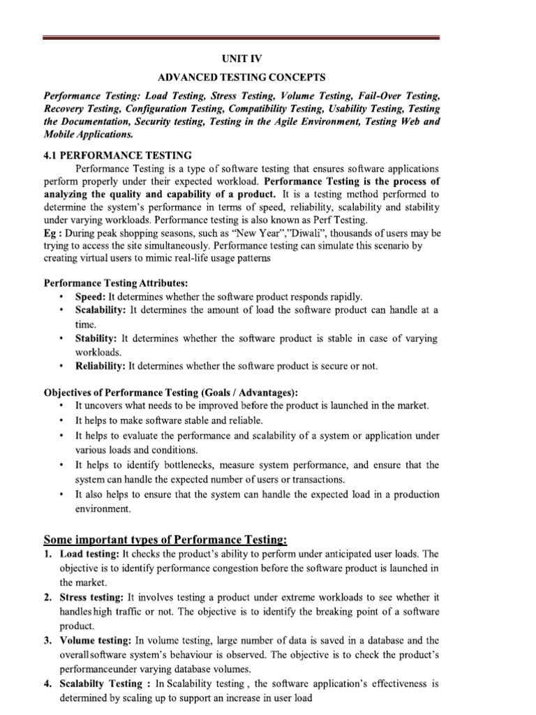 STA Unit IV | PDF