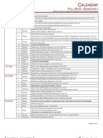 Academic Calendar 2012-2013 For The Boston College Graduate School of Social Work