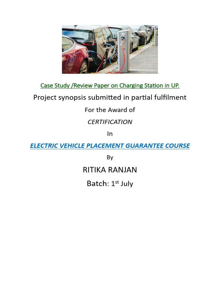 case study of ev | PDF | Electric Vehicle | Plug In Hybrid