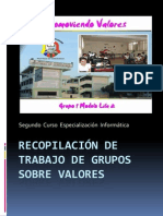 Recopilacion de Valores