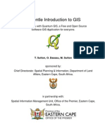 GIS a Gentle Introduction to GIS Qgis quantum GIS