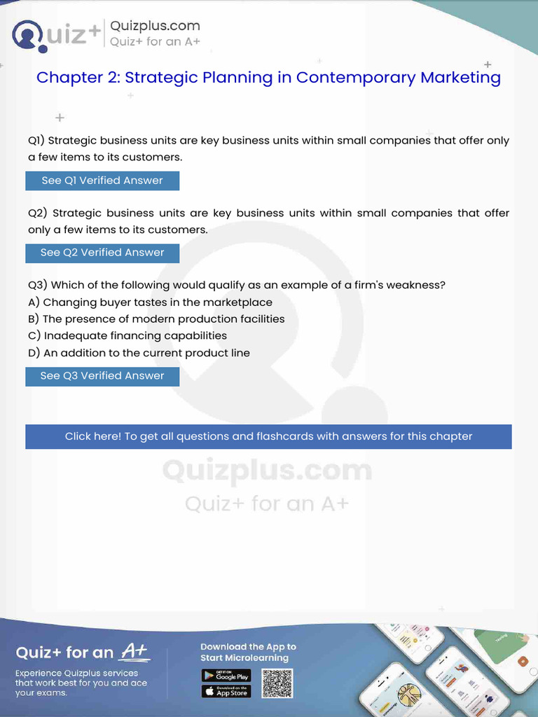 Strategic Business Units Are Key Business Units Within Small Companies ...