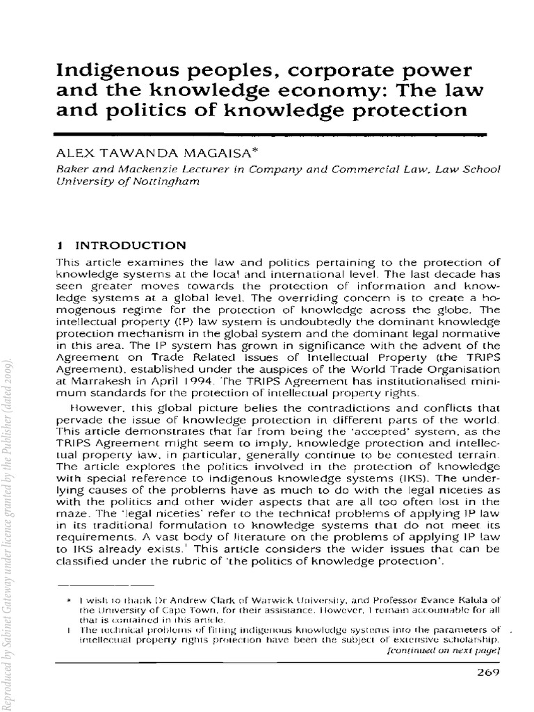 14 (3) | PDF | Intellectual Property | Knowledge