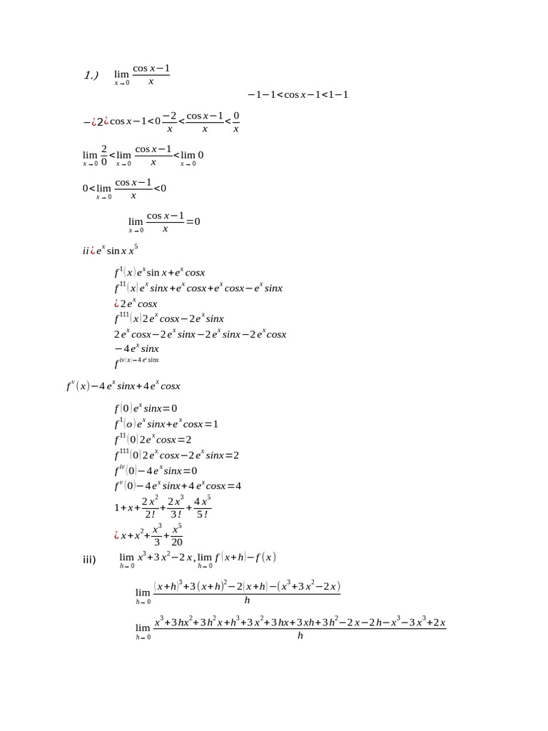 Aaro Assignment Diff Calculas | PDF