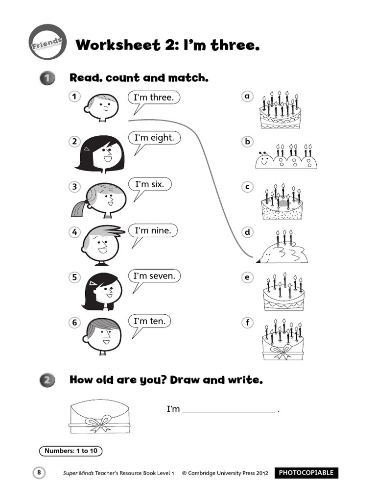 Worksheet 2 Ix27m Three Read Count and Match Compress | PDF | Toys ...