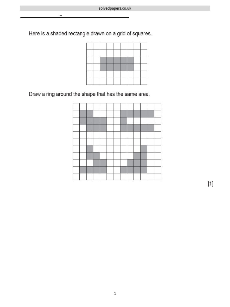 CPT2217 Area and Perimeter Checkpoint_primary Mathematics Pg 2 | PDF