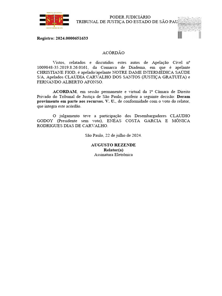 Riscos Da Cirurgia Nao Comunicado Tcle | PDF | Indenização ...