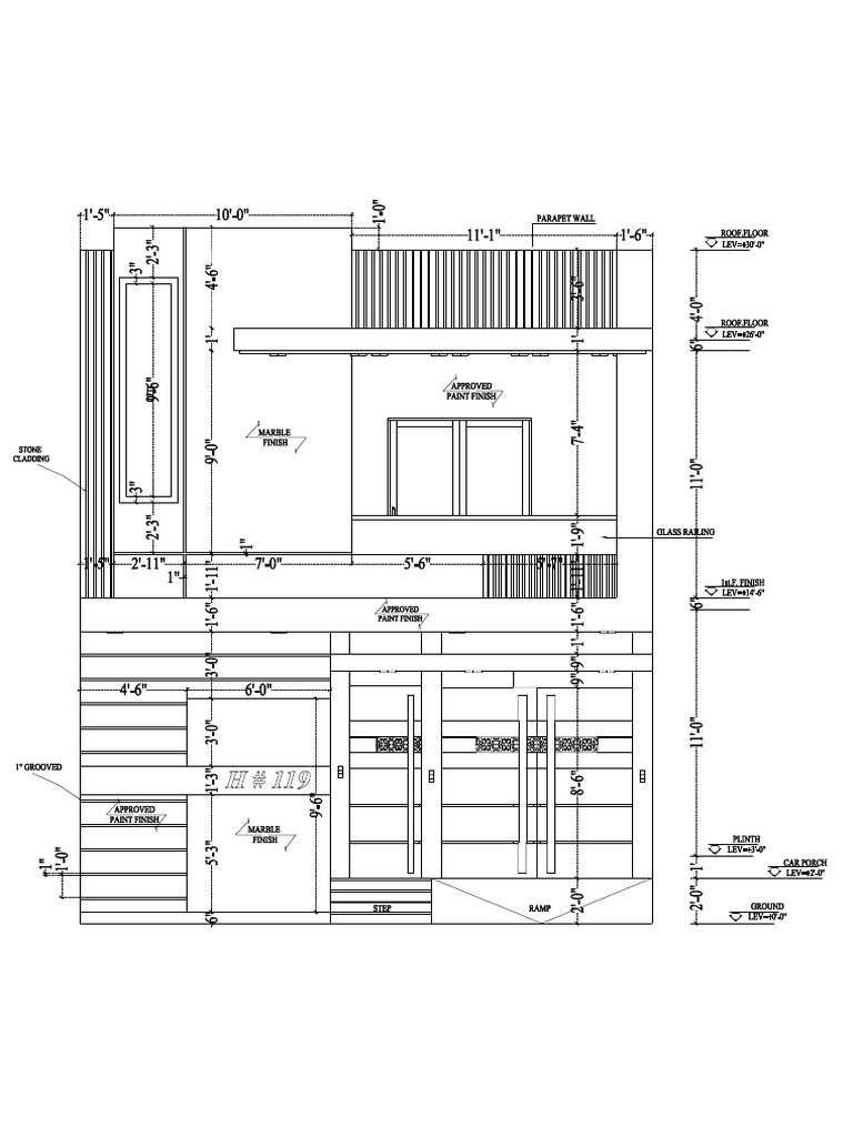 Detail of Front Elevation | PDF