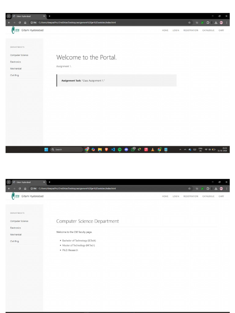 Webdev Lab Task | PDF