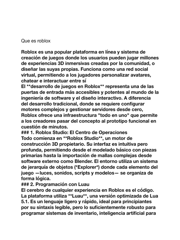 Roblox Otro | PDF | Informática | Ingeniería de software