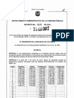 Decreto Salarial SENA 2012